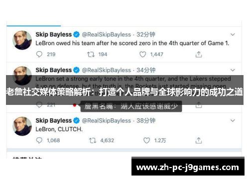 老詹社交媒体策略解析：打造个人品牌与全球影响力的成功之道